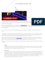 Tips Sebelum Membeli LED Display Running Text