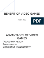 Benefit of Video Games