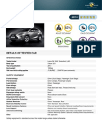 Lexus NX EuroNCAP PDF