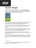 Elastic Design
