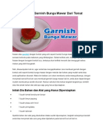 Download Cara Membuat Garnish Bunga Mawar Dari Tomat by Mira Anggreni SN253959540 doc pdf