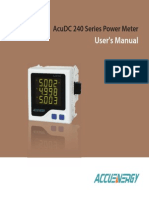 AcuDC 240 User's Manual PDF