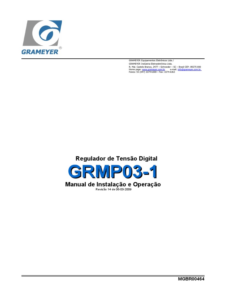 GRMP03-1 Gip 4 | PDF | Eletrônicos | Rede elétrica