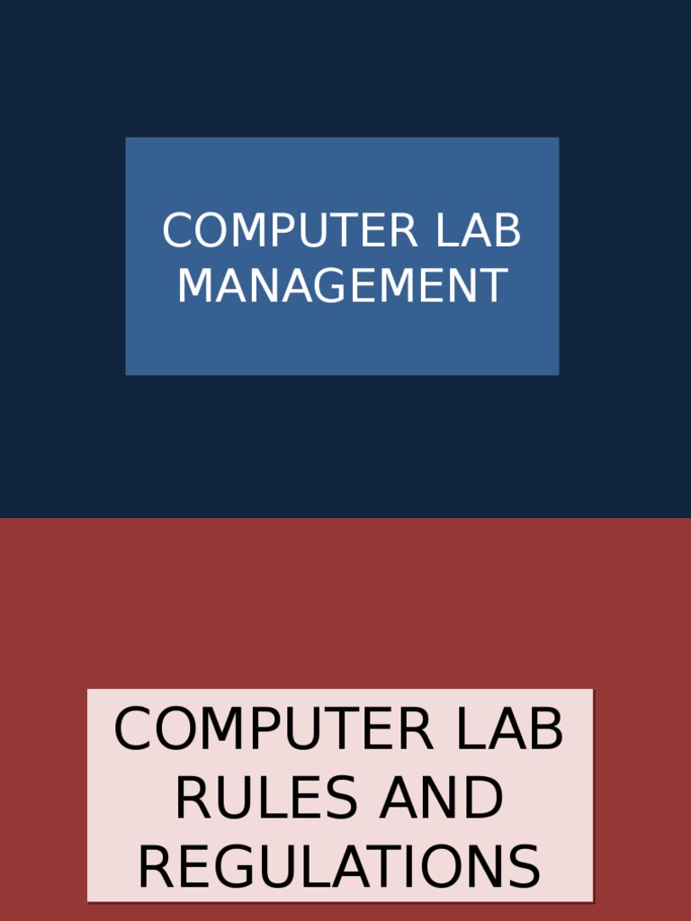 Computer Lab Management PDF Copyright Plagiarism