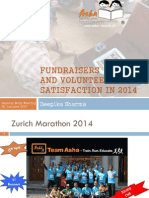 Asha Zurich 2014 Fundraisers and Volunteer Survey - GBM 2015