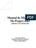 manual microsoft project 2003