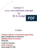 Lecture - 1 Over View and Basic Concepts by M. G. Gadgil