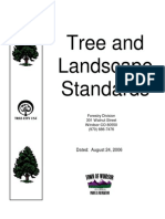 Tree and Landscape Standards