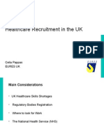 Healthcare Recruitment in The UK: Celia Pappas Eures Uk