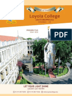 Prospecuts2014-2015 Loyola College Chennai