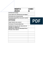 Documento Requerido