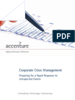 Accenture Corporate Crisis Management
