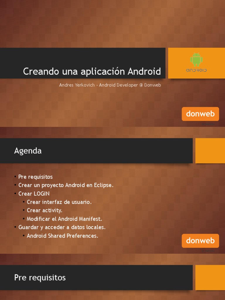 Crear Login en Aplicación Android | PDF | Eclipse (software) | Android ...