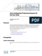 Cisco Configuration Professional Express 2.8 End User Guide