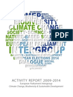 Intergroup Activity Report 2009-2014
