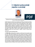 Ciljevi I Kljucni Pokazatelji Uspeha U Prodaji PDF