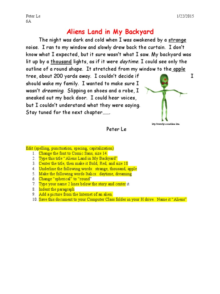 Aliens | PDF | Mystery, Thriller & Crime Fiction