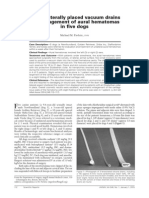 Use of Laterally Placed Vacuum Drains For Management of Aural Hematomas in Five Dogs