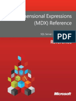 Multidimensional Expressions - MDX - Reference