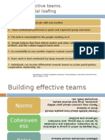 Building Effective Teams. Avoiding Social Loafing