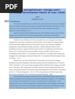 Download Hubungan Pengetahuan Remaja Putri Terhadap Kerentanan Hamil Di Luar Nikah by imam SN253992731 doc pdf
