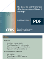 The Benefits and Challenges of Implementation of Basel II in Europe