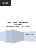 Data Center Consolidation Plan