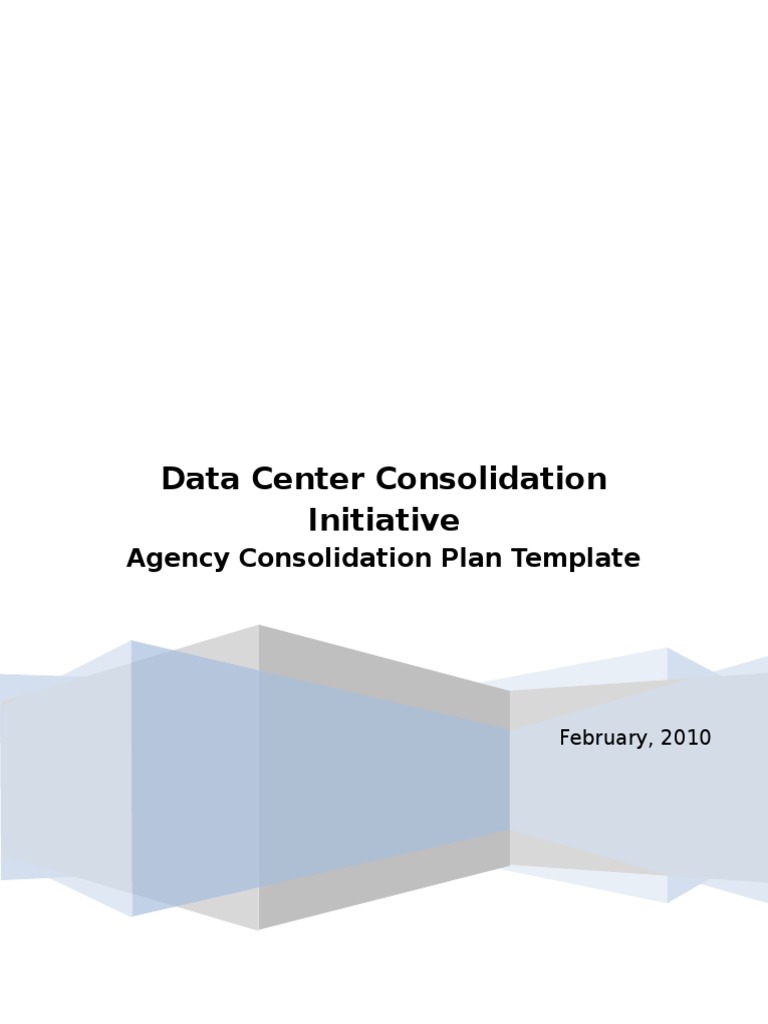 Federal Data Center Consolidation Plan | PDF | Data Center | Cloud ...