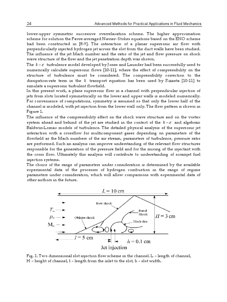Advanced Methods For Practical Applications in Fluid Mechanics | PDF