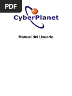 Manual de Usuario Cyber Planet 6.3