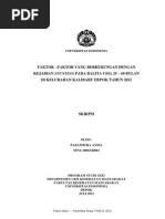 Download Faktor-faktor yang mempengaruhi kejadian stunting pada balita usia 25-60 bulan di kelurahan kalibaru depok tahun 2012 by Aiyu Kyuwook Magnae SN254007857 doc pdf