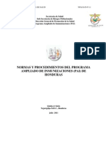 Normas.y.procedimientos.del.Programa.ampliado.de.Inmunizaciones.(Pai).de.honduras