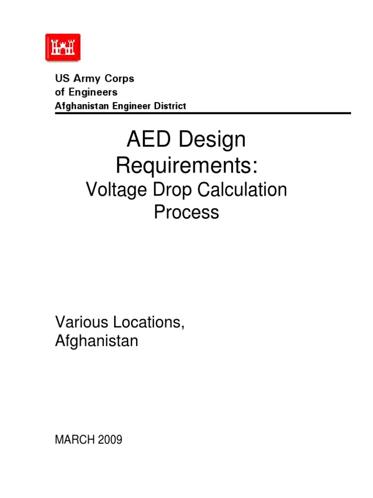 Voltage Drop Calculation Guidelines | PDF | Cable | Electrical ...