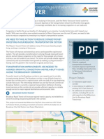 Transit Investments Fact Sheet Vancouver 