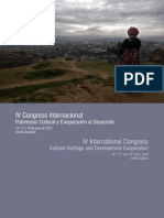 Actas Congreso Internacional Patrimonio Cultural y Cooperación Al Desarrollo PDF