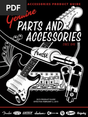 Fender Accessories Product Guide 2015