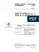 Norma. NTC-ISO-IEC 27001 PDF