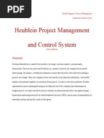 Heublein Project Management and Control System