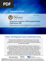 OJP Diagnostic Analysis of Minneapolis Police Department