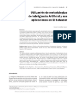 7. Utilizacion de Metodologias de Inteligencia Artificial y Sus Aplicaciones en El Salvador