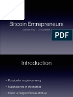 Bitcoin Entrepreneurs: Damien Trog - Orillia BVBA