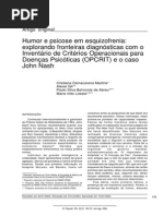 Martins Et Al (2004). Humor e Psicose Em Esquizofrenia_e o Caso John
