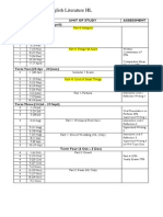 6.40 Year 11 IB English Literature HL: Term Weeks Unit of Study Assessment Term One (27th Jan - 7 April)