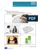 A Job Interview Learner Worksheets