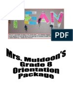 Orientation Package 1415  Grade 8.doc