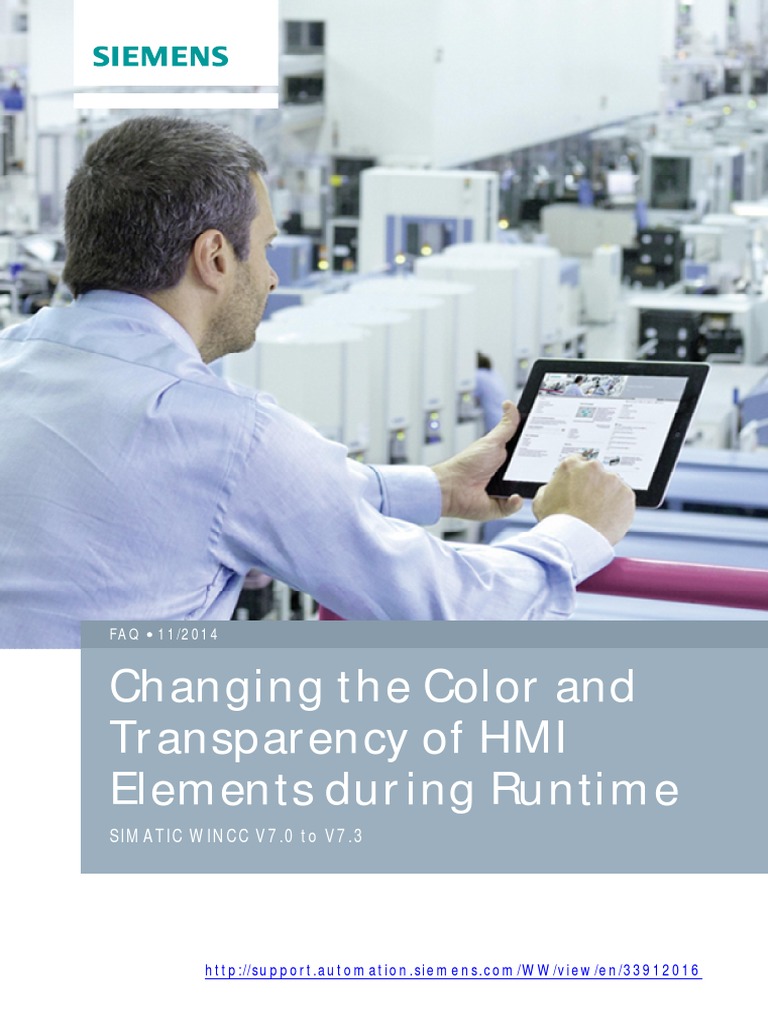 Runtime Color Changes in WinCC HMI | PDF | Rgb Color Model | Color