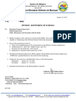 Division Memorandum No. 4 S 2015