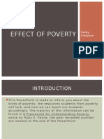 Effect of Poverty