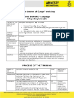 “On the borders of Europe” workshop