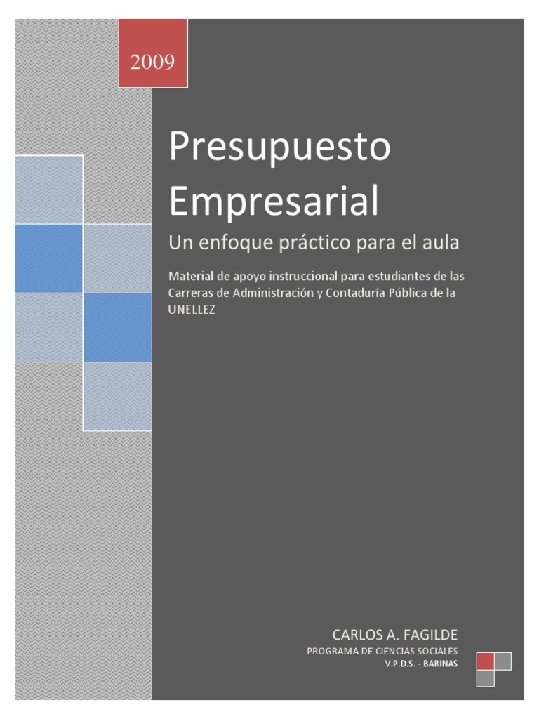 Manual Práctico de Presupuesto Empresarial | PDF | Crecimiento personal ...